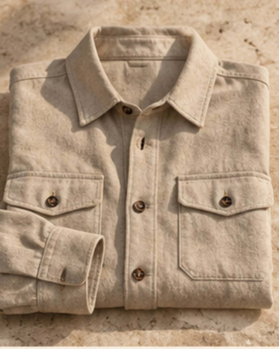 Overshirt + wide trouser